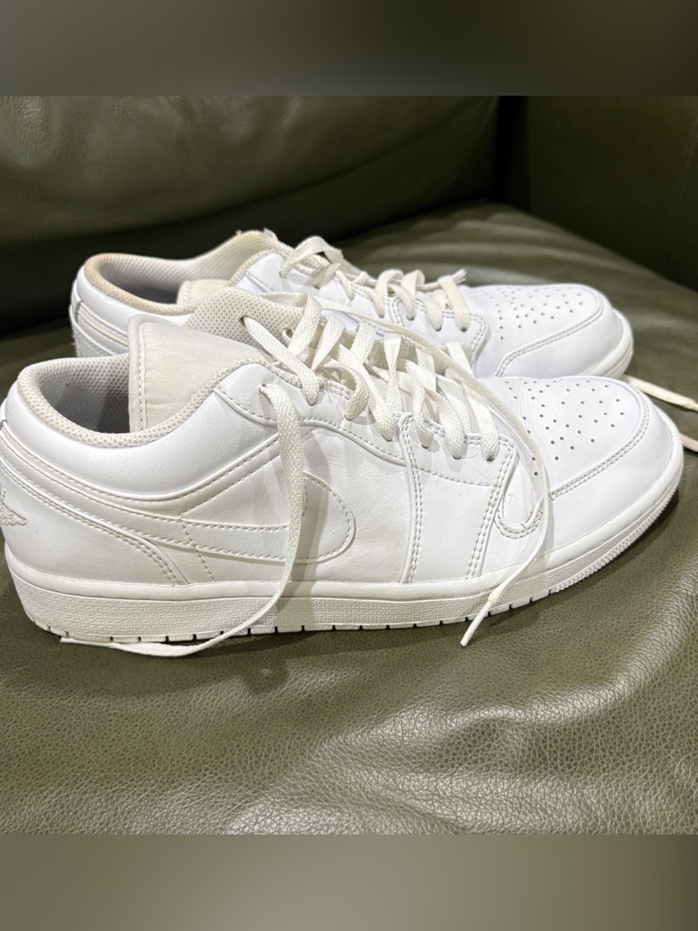 Jordan Men's White Low-Top Sneakers